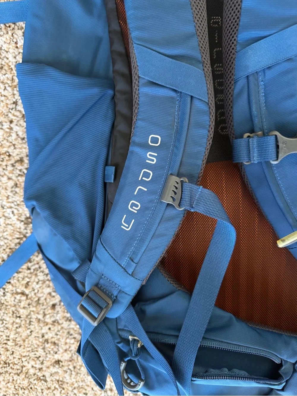 Osprey Kestrel 38 Liter Backpack w/Reservoir Loch Blue, Small/Medium
